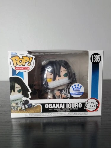 🔥Funko Pop! Demon Slayer: Obanai Iguro #1395 Rare Funko Shop Exc. W/Protector🔥