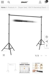 EMart Photo Backdrop Stand.