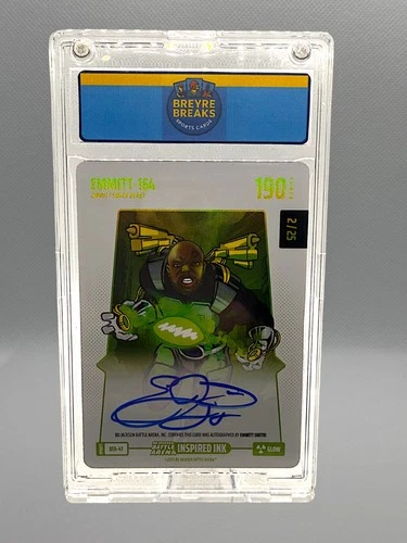 2025 Bo Jackson Battle Arena Inspired Ink EMMITT SMITH EMMITT-164 Glow Auto /25