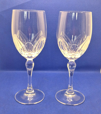 Vintage Ancona by Cristal D' Arques-Durand Wine Glasses-Set of 2-Discontinued