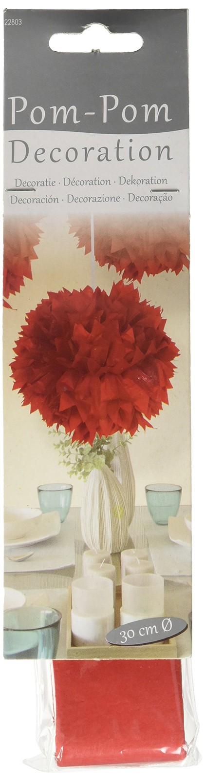 Креативный помпон RIDE - Разноцветный красный 2490₽