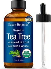 Organic Tea Tree Essential Oil 30 ml - Pure, Natural Oils for Aromatherapy, Diff