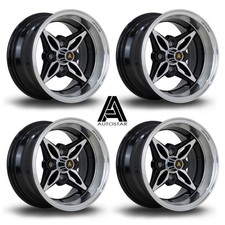 Autostar 13"x7" Kanji 4x114 et-7 alloys BLACK fit Toyota AE86 RWD Starlet Datsun