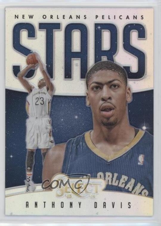 2013-14 Panini Select Stars Silver Prizm Anthony Davis #2 w5c