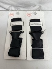 Toddler Tie and Pocket Square Set , Lot Of 2 , Black Ages 3 