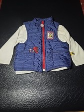 Vintage Mickey  Co. Vest  Shirt Set Size 24 Months Disney Team Players thailan