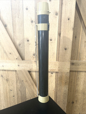Vtg Fishing Flambeau Telescoping Rod Case Travel Protection Hard  ''Mighty-Tuff''