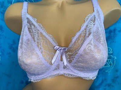 NWT Freya AA1011 Sexy Lace Fancies Lavender Purple Underwire Plunge Bra 30I