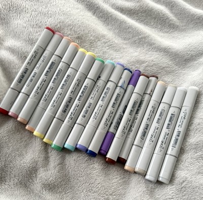 Copic Sketch Alcohol Markers Set Assorted (17 Sketch, 1 Ciao)