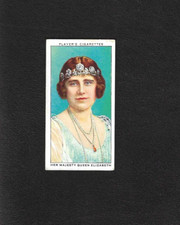 1937 Player's Cigarettes Coronation Series Ceremonial Dress Queen Elizabeth 2