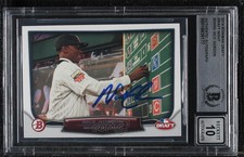 BAS 2014 Bowman Draft Draft Night Nick Gordon #DN-NG BGS Authentic Auto 0q3