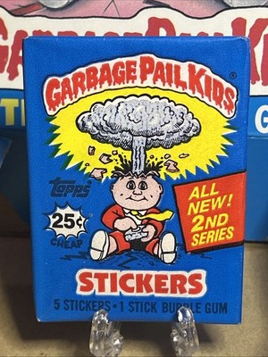 1985 Topps Garbage Pail Kids 2nd Series Sealed Wax Pack Series 2 OS2 From Box