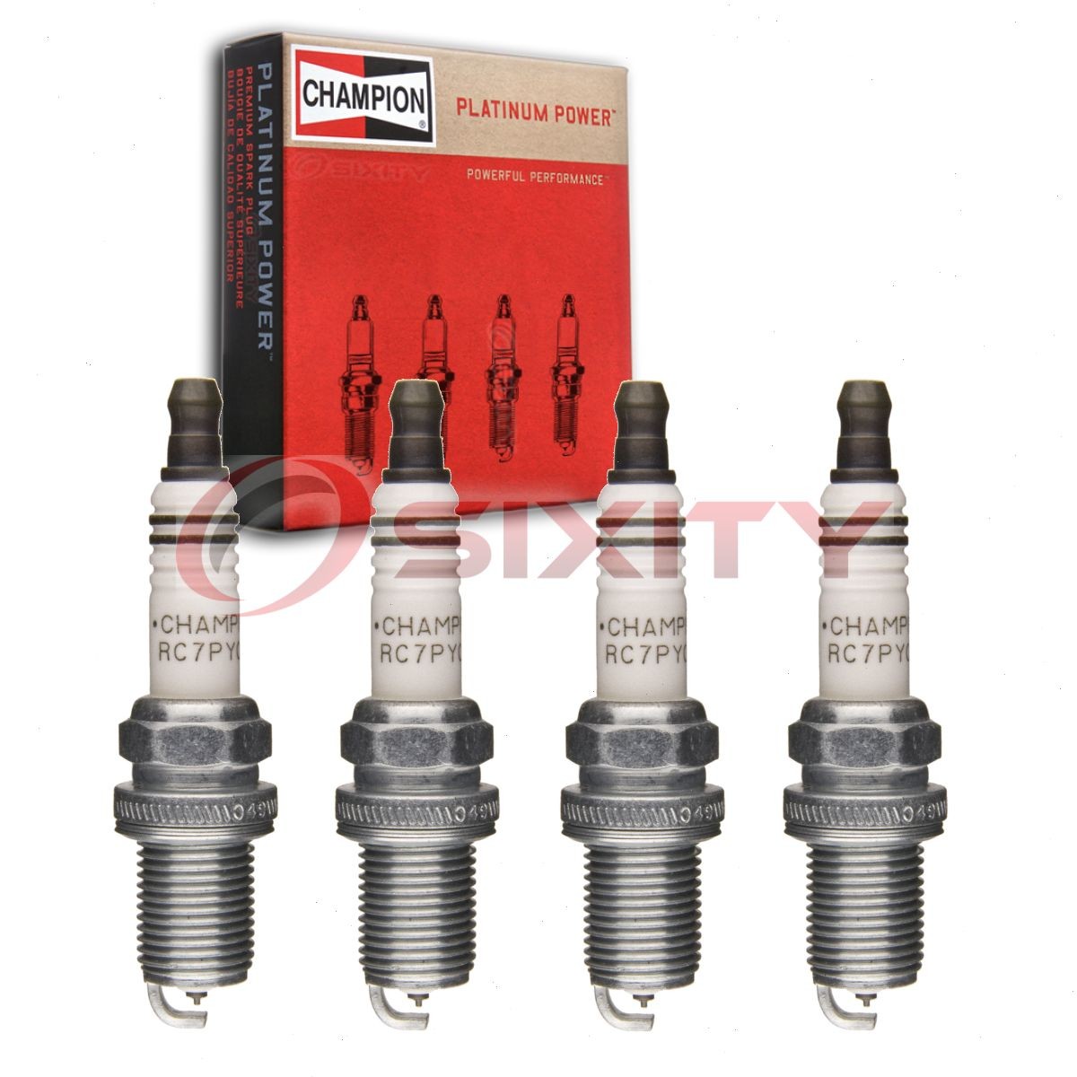 4 pc Champion Platinum 3340 Spark Plugs for RC7PYCB4 AP3922 7092 Ignition xa