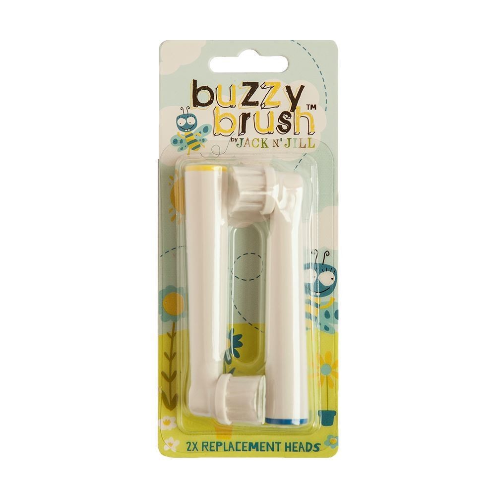 Jack N Jill Buzzy Brush Replacement 2x Heads for Electric - 4 Pack - Image 4