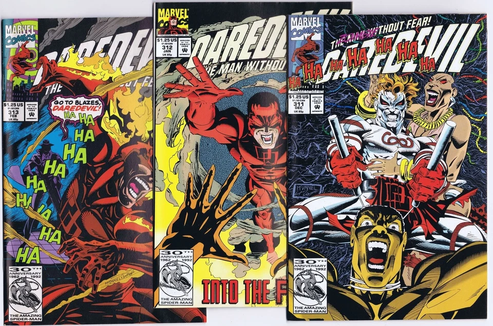 DAREDEVIL # 311, 312, 313 US Marvel Comics 1993 - Bild 1 von 1