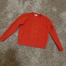 Crewcuts Kids Red Sweater Size 6-7