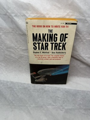 The Making of Star Trek Whitfield Roddenberry Ballantine Vintage Paperback Book