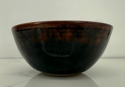 Vintage Handmade Studio Ceramic Stoneware Glazed Bowl - Signed