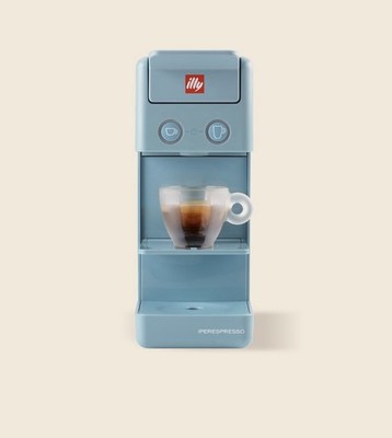 illy Y3.3 IPERESPRESSO MACHINE - CAPE TOWN BLUE - NEW - FACTORY SEALED