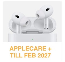 Apple AirPods Pro 2nd Gen USB-C. HAS APPLECARE till February 14, 2027.