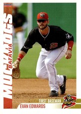 2019 Choice Batavia Muckdogs #5 Evan Edwards
