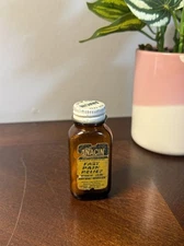 Vintage Anacin Analgesic Tablet Full Glass Pill Bottle