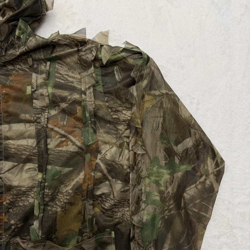 Chaqueta De Colección Pelirroja Para Hombres 2XL Camuflada Hoja Realtree Madera Dura Sudadera con Capucha Cubierta para Insectos Foto 3 de 4