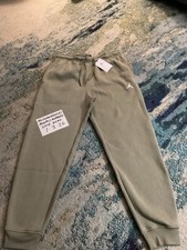 NWT Nike Air Jordan Brooklyn Fleece Medium Khaki Sail Sweatpants Men's Sz L