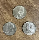 (3) 1967 JFK 40% SILVER Half Dollar Coins Kennedy 0.444 Troy Ounces Silver Total