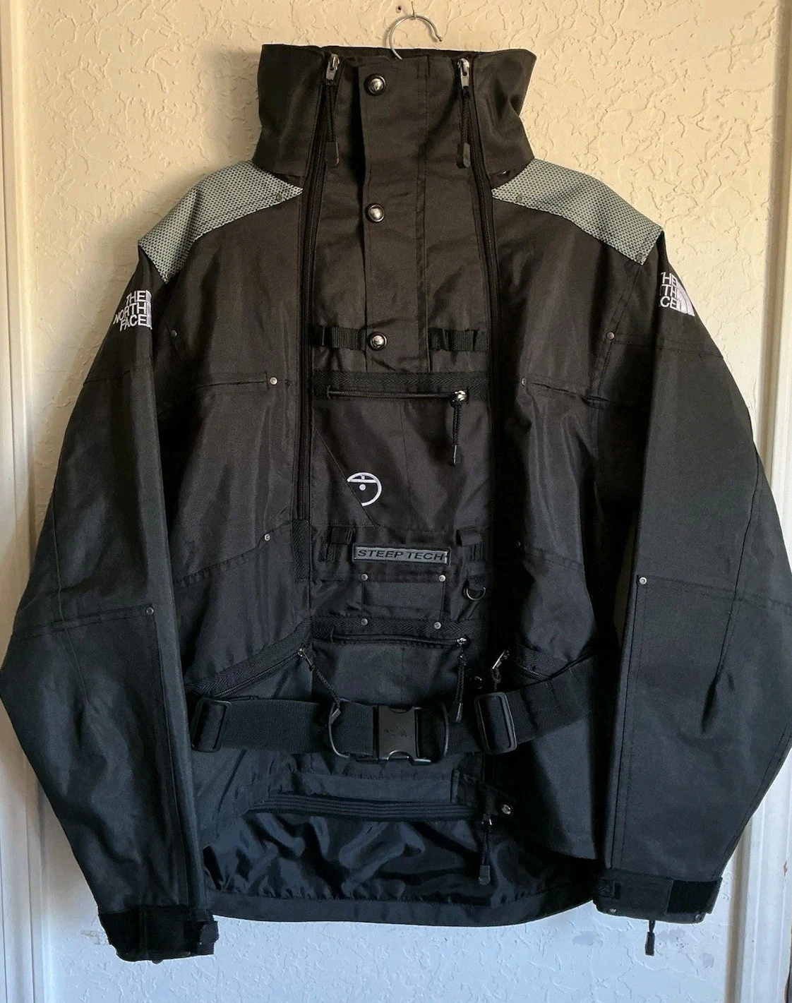 The North Face Steep Tech Ski Jacket Men's Medium Hooded Belted Scot Schmidt - product detail image 1