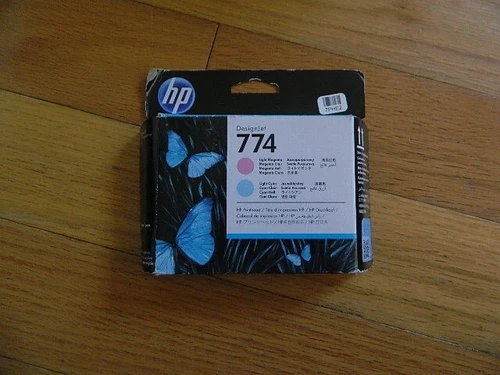2021 GENUINE HP #774 Lt Magenta/Lt Cyan PRINTHEAD P2V98A DESIGNJET Z6610 Z6810