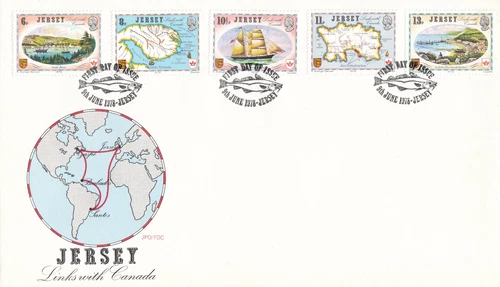 Links with Canada GB Jersey FDC 1978 (103946)