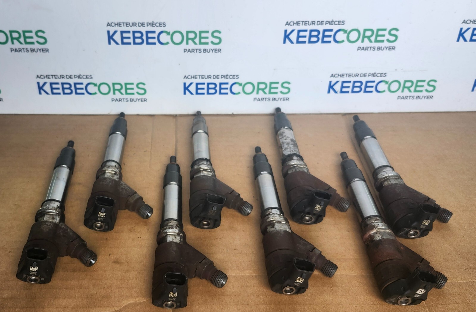 2007.5-2010 2008-2010 Chevrolet GMC DURAMAX LMM 6.6 SET 8 FUEL INJECTORS CORES