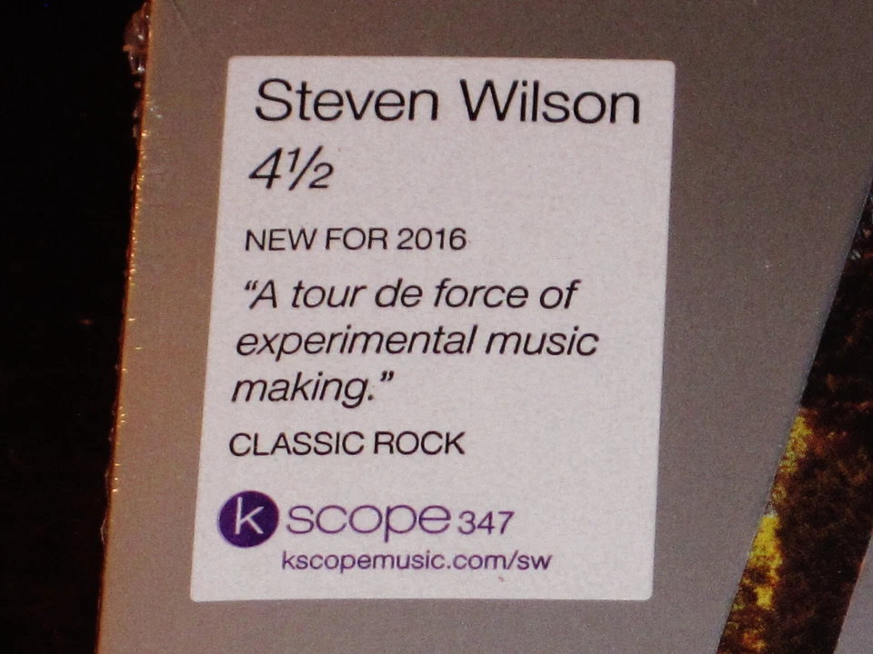 Steven Wilson: 4 1/2 CD 2016 Porcupine Tree KScope Germany KSCOPE347 Digipak NEW - Image 2 of 3