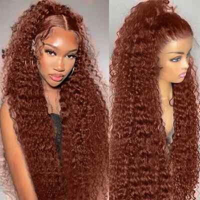 13x4 Wave Frontal Wig 13x6 360 Full HD Lace Front for Women Curly Human Hair Wig