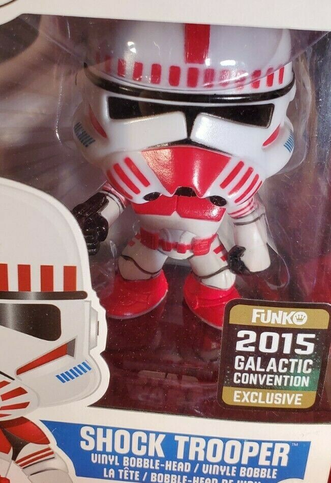 Funko Pop Shock Trooper Star Wars Celebration Exclusive w/Stack