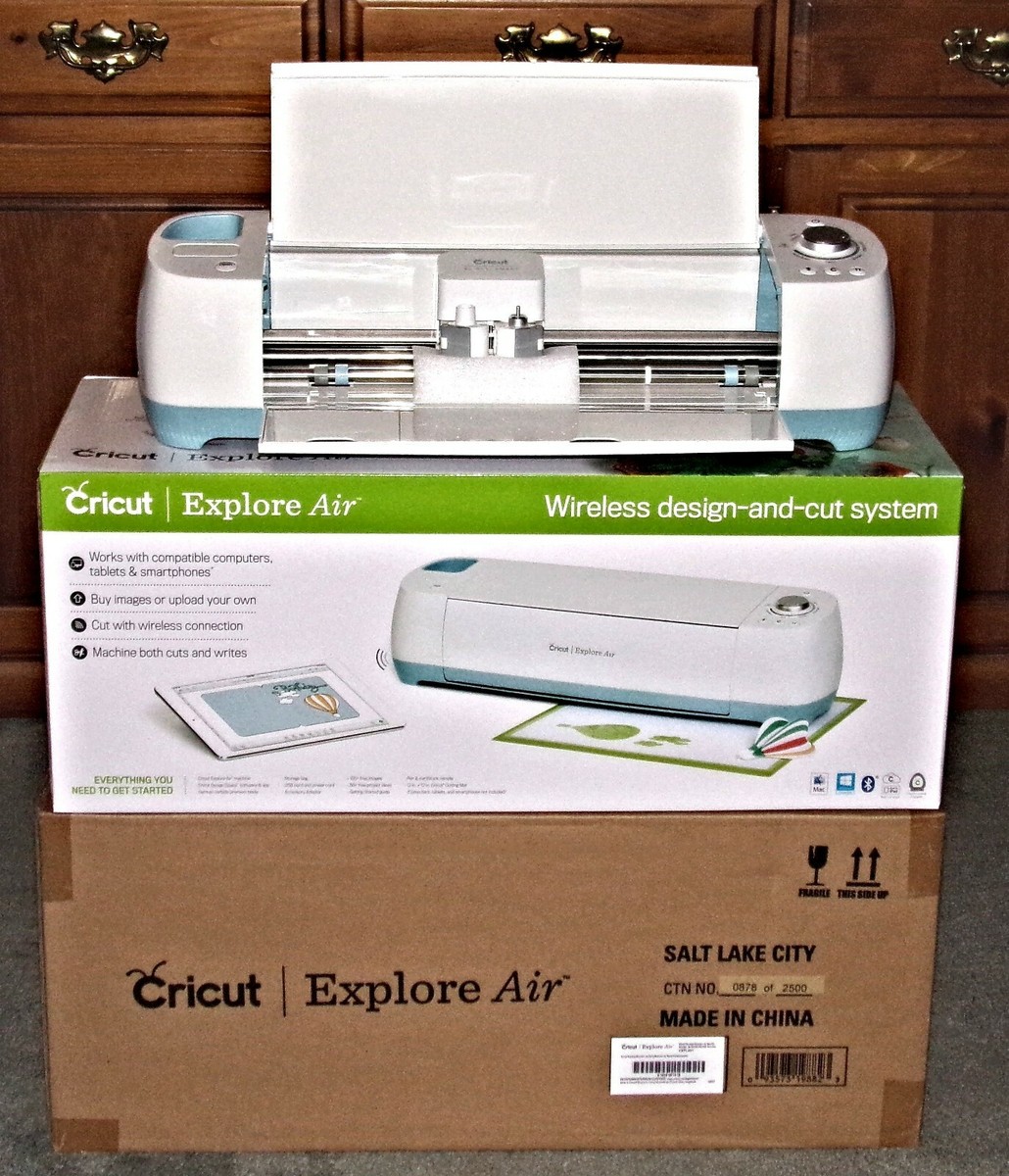 Cricut Explore Air Machine Cuts Vinyl Paper Custom Setting Never Used  FREEship