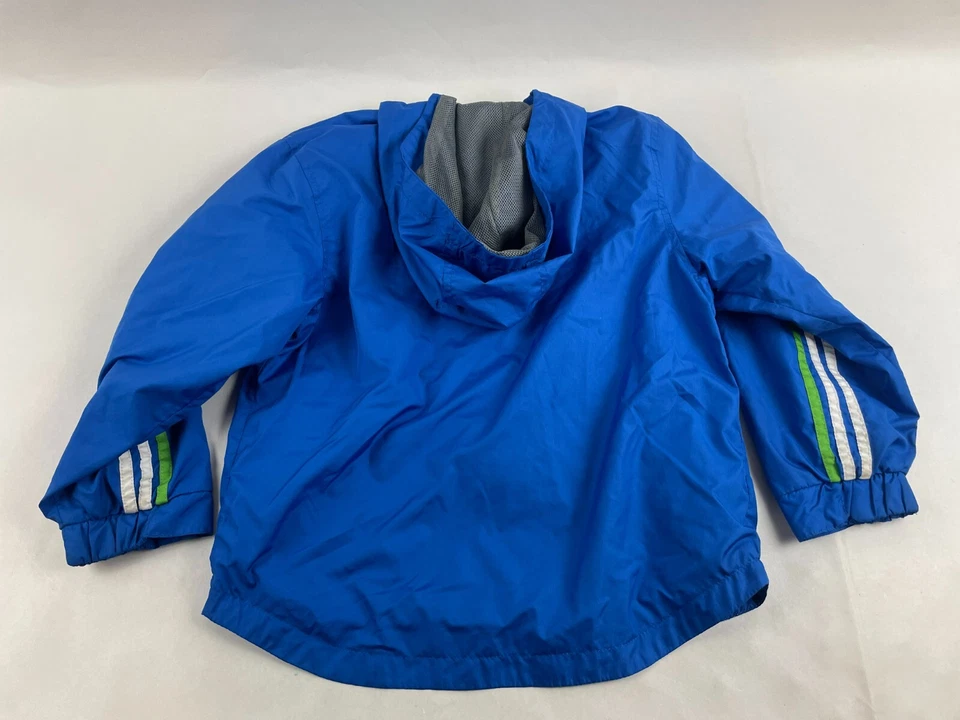 London Fog 夹克,男孩尺寸 L,蓝色,全拉链,雨衣 — 第 2/4 张图片