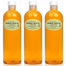 PREMIUM ROSEHIP SEED OIL UNREFINED 100 % PURE ORGANIC 2 oz -UP TO 1 GALLON