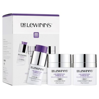 Dr. LeWinn's LSC S8 Ageless Trinity 3 Pack reduce lines & wrinkles day night