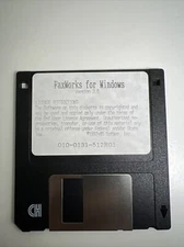 FaxWorks for WindowsVersion 3.08 SofNet, Vintage Floppy Disk