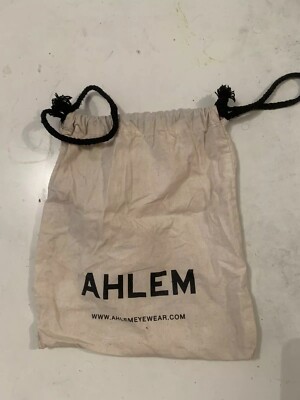 NEU authentische AHLEM EYEWEAR Canvas umweltfreundliche Logo Einkaufstasche SELTEN.