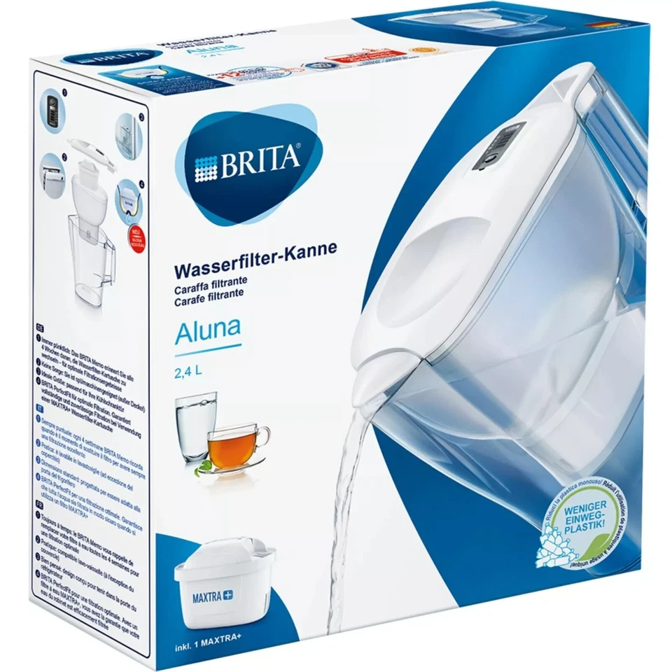 BRITA Aluna Cool Water Filter Jug With All-in-1 MAXTRA PRO  - 2.4Ltr - Image 2 of 4