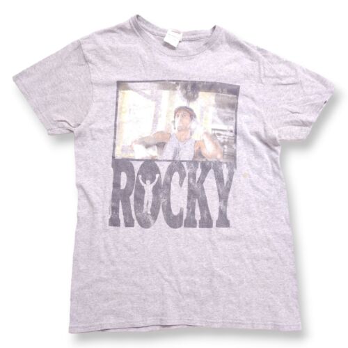 Rocky Movie T Shirt Unisex Small Grey Marle Delta Pro Weight Balboa MGM Y2K Vtg - Picture 1 of 13