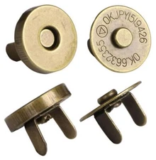 6Pack 18mm Magnetic Button Clasps Snaps Closure Fastener for Sewing DIY Projects