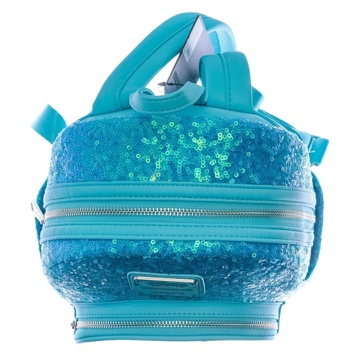 Loungefly Disney Cinderella Princess Blue Sequin Snow Globe 
