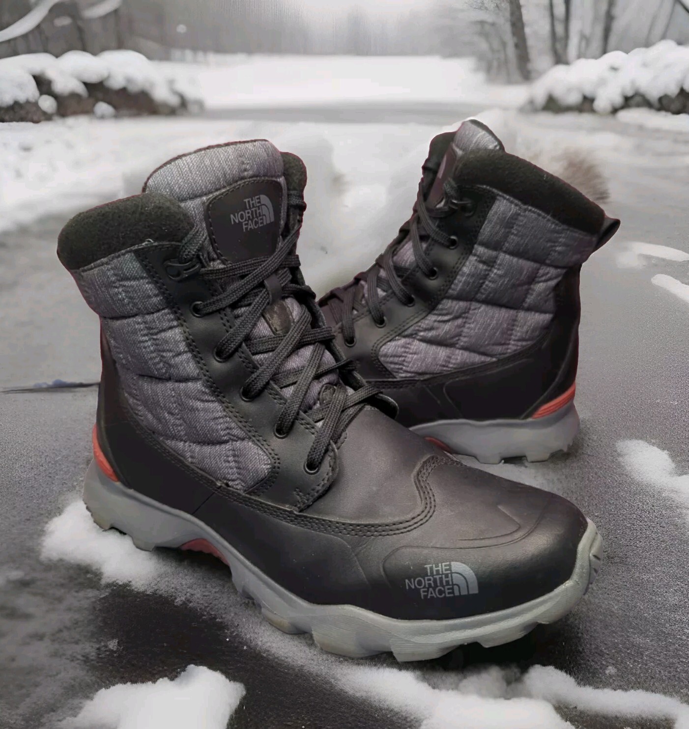 THE NORTH FACE Thermoball PRIMALOFT UTILITY Winter Puffer Quilted Boots Mens 8