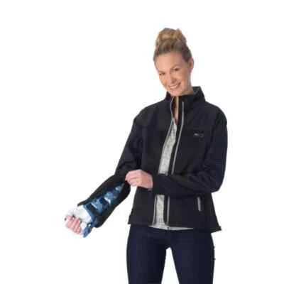 Valife Softshell-Jacke DAMEN für Arm Orthesen / Gips mit seitl. Reißverschluss