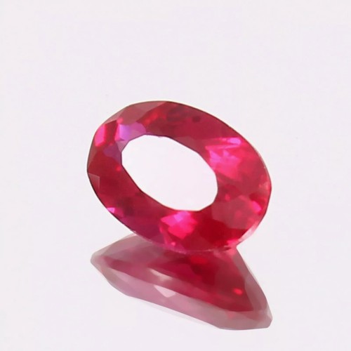 AAA Natural Flawless Blood Red Mozambique Ruby Loose Oval Gemstone Cut 10x8 MM - Picture 4 of 12