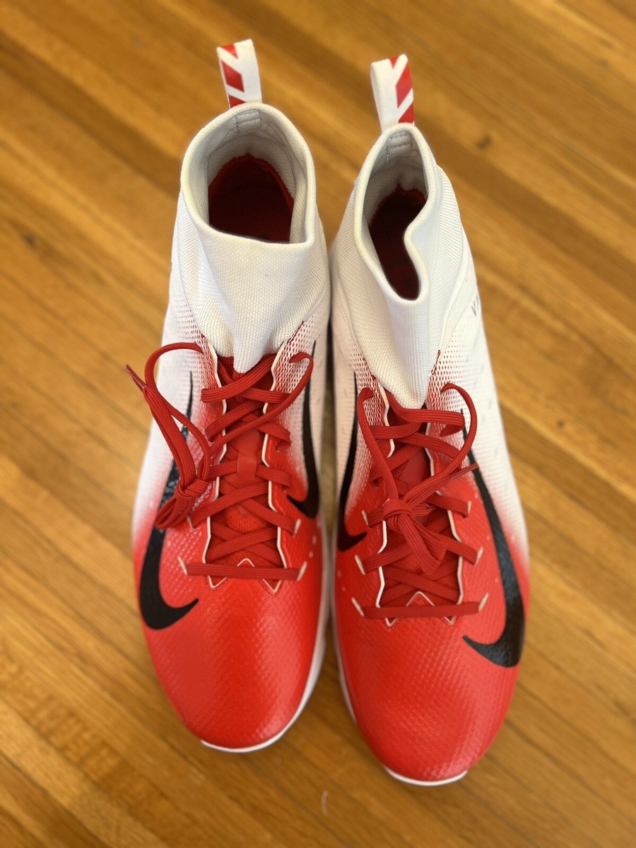 Size 17 Nike Vapor Untouchable Speed Turf 2 Football Shoe Red